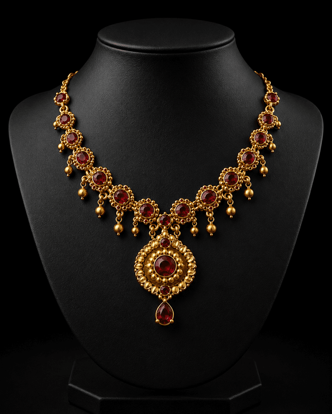 HERITAGE IN MOTION, Majesty in Ruby Necklace
