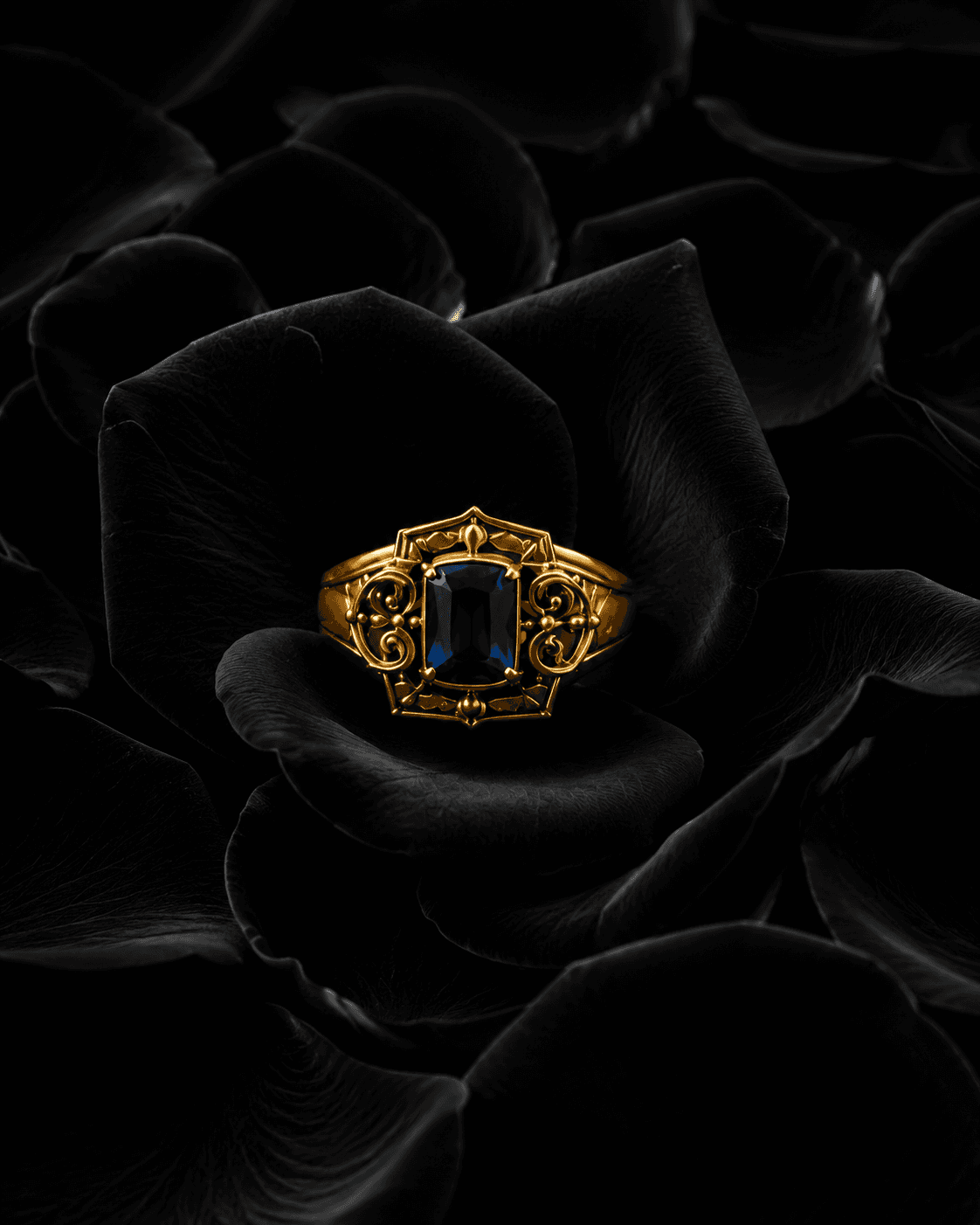 NALANDA GEDIGE A TIMELESS ARCHITECTURAL LEGACY OF SRI LANKA Men's Ring