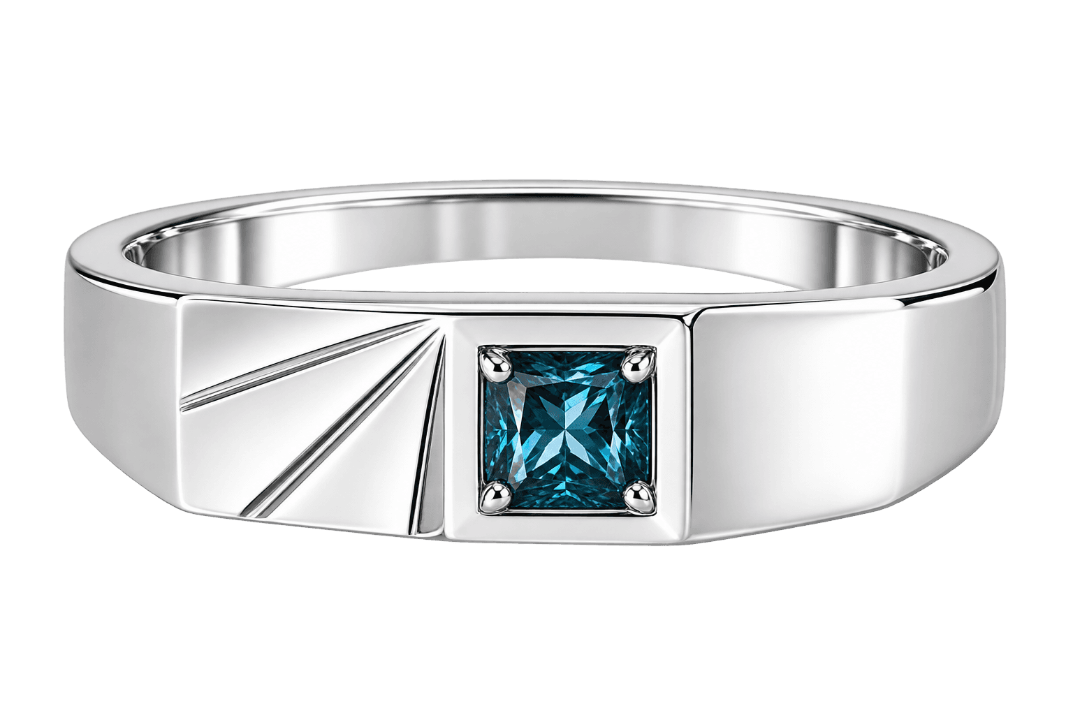 Azure Edge Men’s Ring