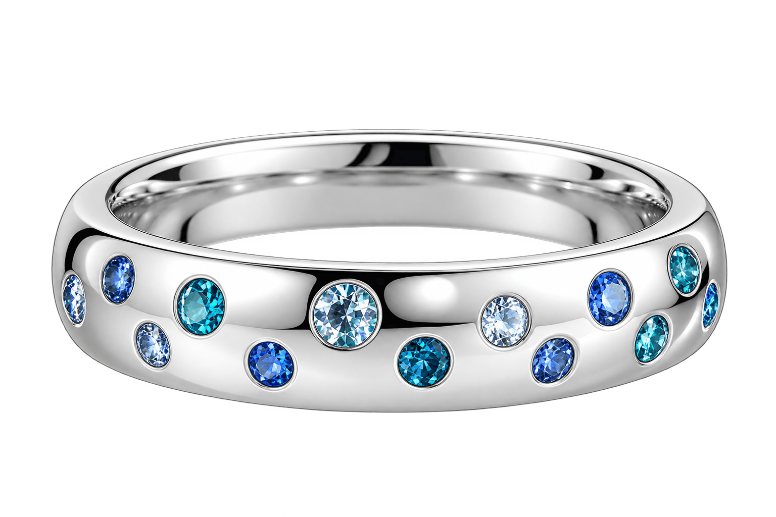 Scattered Gemstone Band