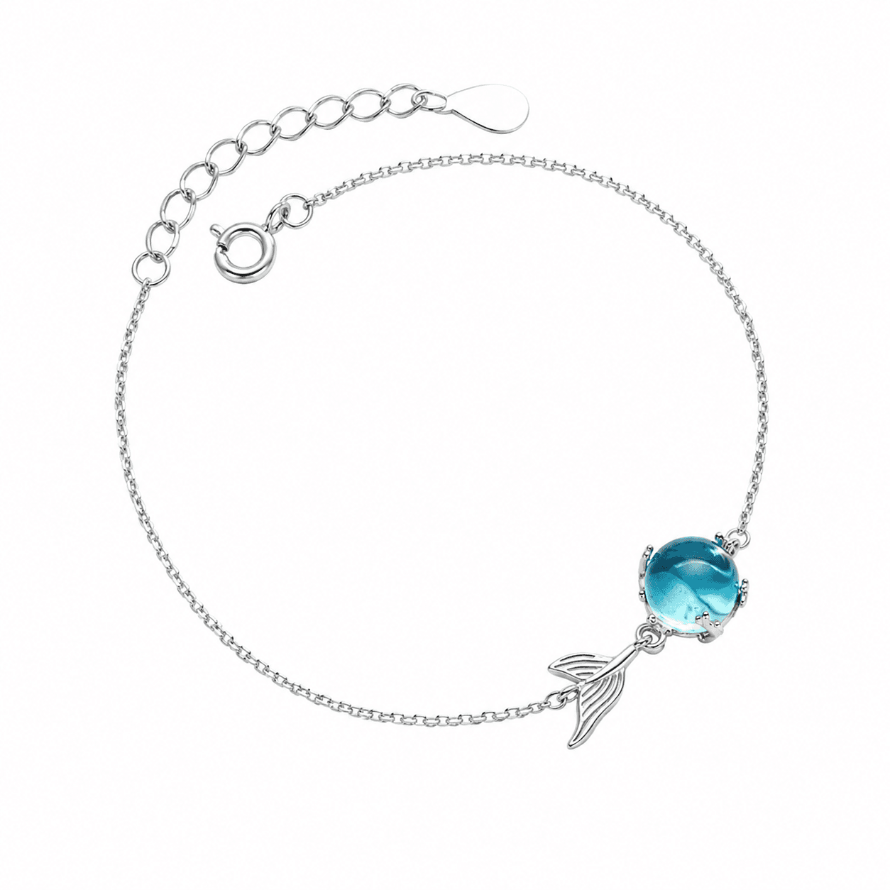 Ocean Mermaid Tail Necklace
