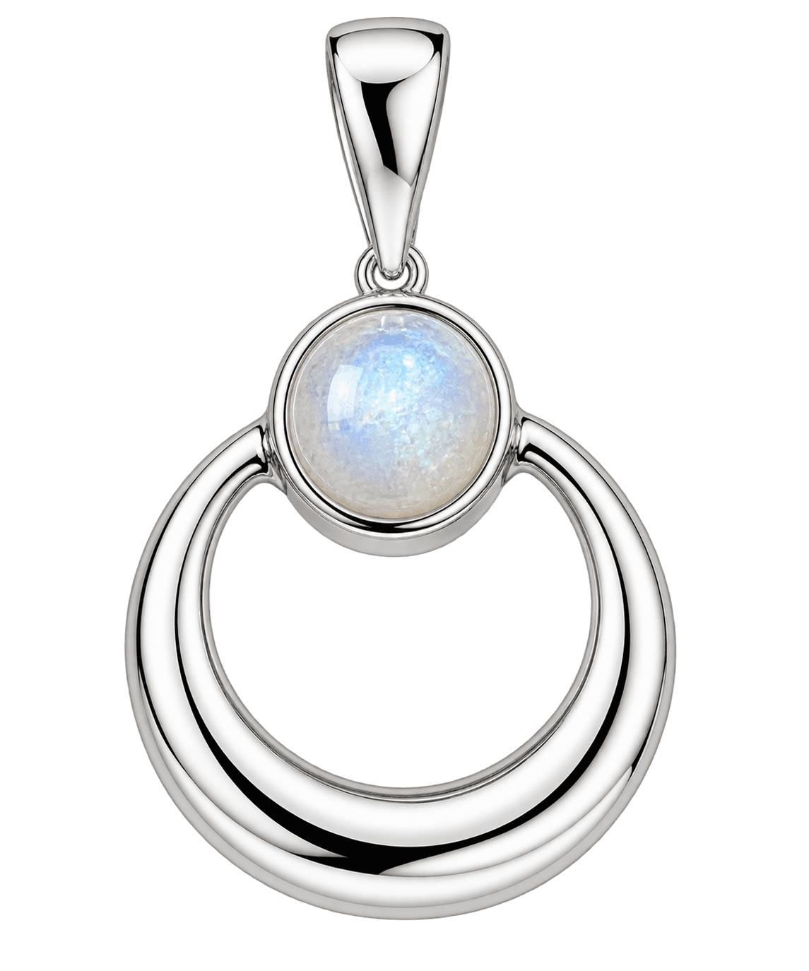 Lunar Halo Moonstone Pendant