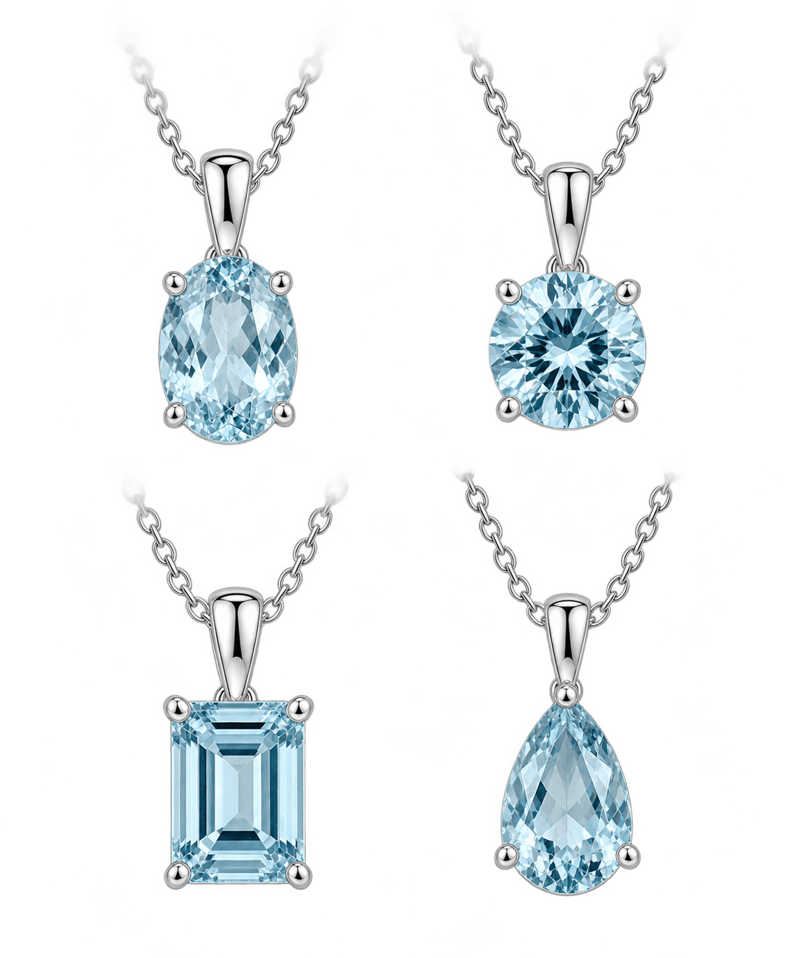 Celestial Aqua Collection โ Pendant Set